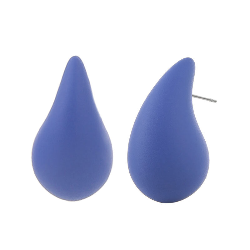 Wholesale Gut Acrylic Spray Paint Solid Color Ladies Earrings